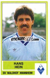 Figurina Hans Hein - German Football Bundesliga 1984-1985 - Panini