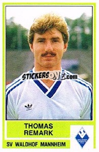 Cromo Thomas Remark - German Football Bundesliga 1984-1985 - Panini