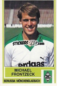 Cromo Michael Frontzeck - German Football Bundesliga 1984-1985 - Panini