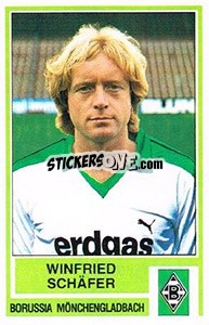 Sticker Winfried Schafer - German Football Bundesliga 1984-1985 - Panini