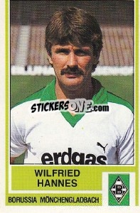 Sticker Wilfried Hannes - German Football Bundesliga 1984-1985 - Panini