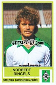 Sticker Norbert Ringels - German Football Bundesliga 1984-1985 - Panini