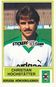 Cromo Christian Hochstatter - German Football Bundesliga 1984-1985 - Panini