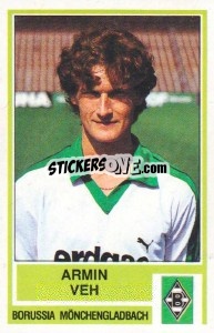 Sticker Armin Veh - German Football Bundesliga 1984-1985 - Panini