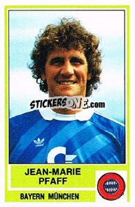 Cromo Jean-Marie Pfaff - German Football Bundesliga 1984-1985 - Panini