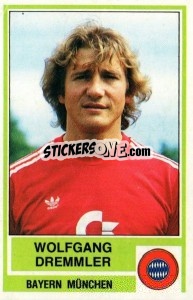Cromo Wolfgang Dremmler - German Football Bundesliga 1984-1985 - Panini