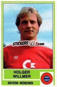 Figurina Holger Willmer - German Football Bundesliga 1984-1985 - Panini