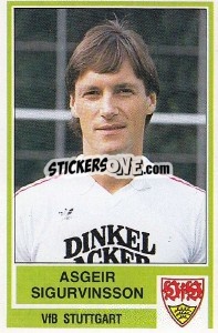 Sticker Asgeir Sigurvinsson - German Football Bundesliga 1984-1985 - Panini