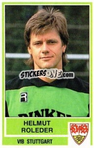 Sticker Helmut Roleder - German Football Bundesliga 1984-1985 n. 293 - Panini