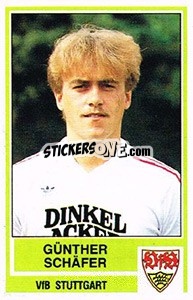 Sticker Gunther Schafer - German Football Bundesliga 1984-1985 n. 296 - Panini