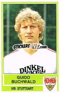 Sticker Guido Buchwald - German Football Bundesliga 1984-1985 n. 298 - Panini