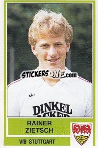 Cromo Rainer Zietsch - German Football Bundesliga 1984-1985 - Panini
