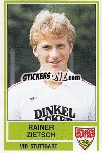 Sticker Rainer Zietsch - German Football Bundesliga 1984-1985 n. 303 - Panini