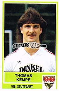 Sticker Thomas Kempe - German Football Bundesliga 1984-1985 n. 305 - Panini