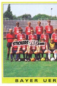 Sticker Team - German Football Bundesliga 1984-1985 - Panini