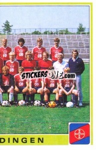 Sticker Team - German Football Bundesliga 1984-1985 - Panini