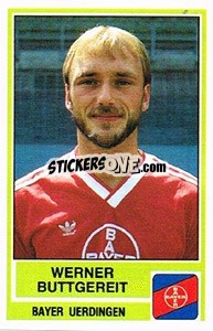 Sticker Werner Buttgereit