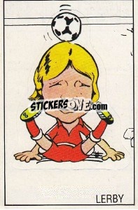 Sticker Lerby - German Football Bundesliga 1984-1985 - Panini