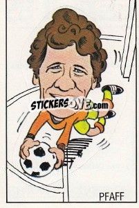 Sticker Pfaff - German Football Bundesliga 1984-1985 - Panini