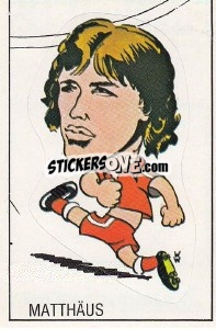 Sticker Matthaus - German Football Bundesliga 1984-1985 - Panini