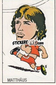 Sticker Matthaus - German Football Bundesliga 1984-1985 n. 342 - Panini