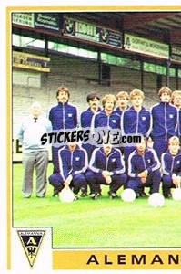 Sticker Team - German Football Bundesliga 1984-1985 - Panini