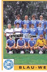 Cromo Team - German Football Bundesliga 1984-1985 - Panini