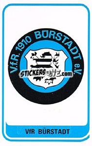 Sticker Badge - German Football Bundesliga 1984-1985 - Panini