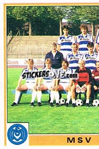 Sticker Team - German Football Bundesliga 1984-1985 - Panini