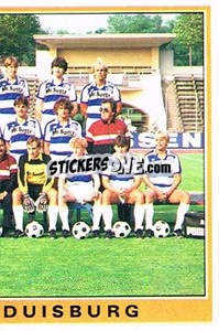 Sticker Team - German Football Bundesliga 1984-1985 - Panini