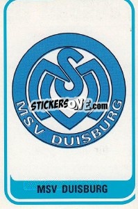 Figurina Badge - German Football Bundesliga 1984-1985 - Panini