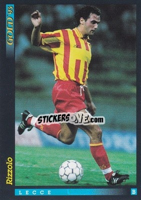 Sticker A. Rizzolo - GOLD Calcio 1992-1993 n. u58 - Score