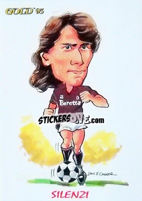 Cromo A. Silenzi - GOLD Calcio 1992-1993 n. 273 - Score