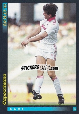 Sticker B. Capocchiano - GOLD Calcio 1992-1993 n. u87 - Score