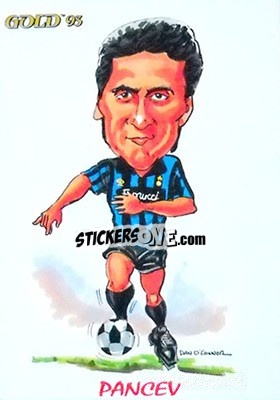 Figurina D. Pancev - GOLD Calcio 1992-1993 n. 255 - Score