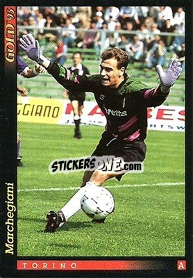 Sticker L. Marchegiani - GOLD Calcio 1992-1993 n. 148 - Score