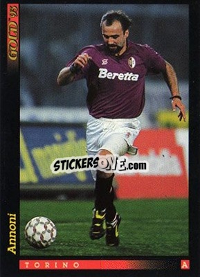 Sticker E. Annoni - GOLD Calcio 1992-1993 n. 149 - Score