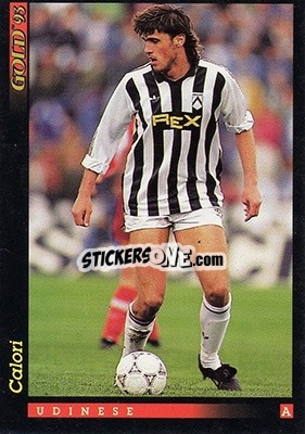 Sticker A. Calori - GOLD Calcio 1992-1993 n. 158 - Score