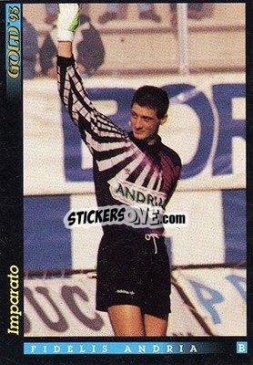 Sticker L. Imparato - GOLD Calcio 1992-1993 n. 166 - Score