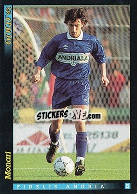 Sticker L. Monari - GOLD Calcio 1992-1993 n. 167 - Score
