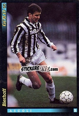 Sticker O. Bierhoff - GOLD Calcio 1992-1993 n. 170 - Score