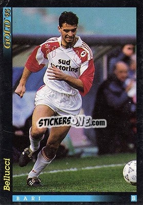 Sticker F. Bellucci - GOLD Calcio 1992-1993 n. 173 - Score
