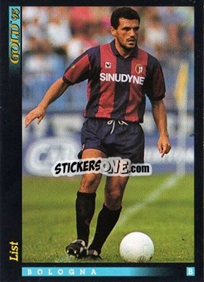 Sticker P. List - GOLD Calcio 1992-1993 n. 176 - Score