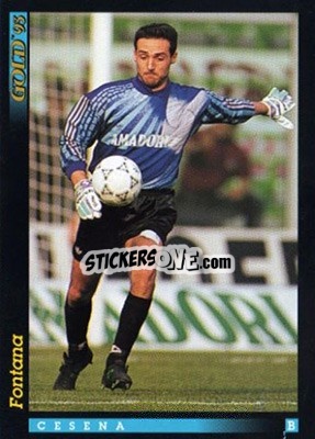 Cromo A. Fontana - GOLD Calcio 1992-1993 n. 178 - Score