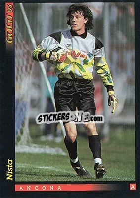 Sticker A. Nista - GOLD Calcio 1992-1993 n. 4 - Score