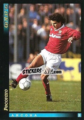 Sticker M. Pecoraro Scanio - GOLD Calcio 1992-1993 - Score