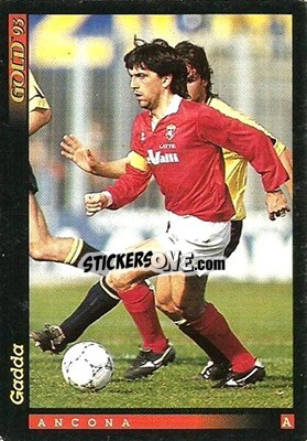 Sticker M. Gadda - GOLD Calcio 1992-1993 n. 9 - Score