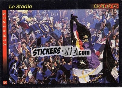 Sticker La stadio - GOLD Calcio 1992-1993 n. 10 - Score