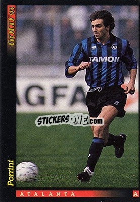 Cromo S. Porrini - GOLD Calcio 1992-1993 - Score
