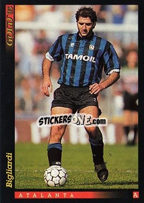 Sticker T. Bigliardi - GOLD Calcio 1992-1993 - Score